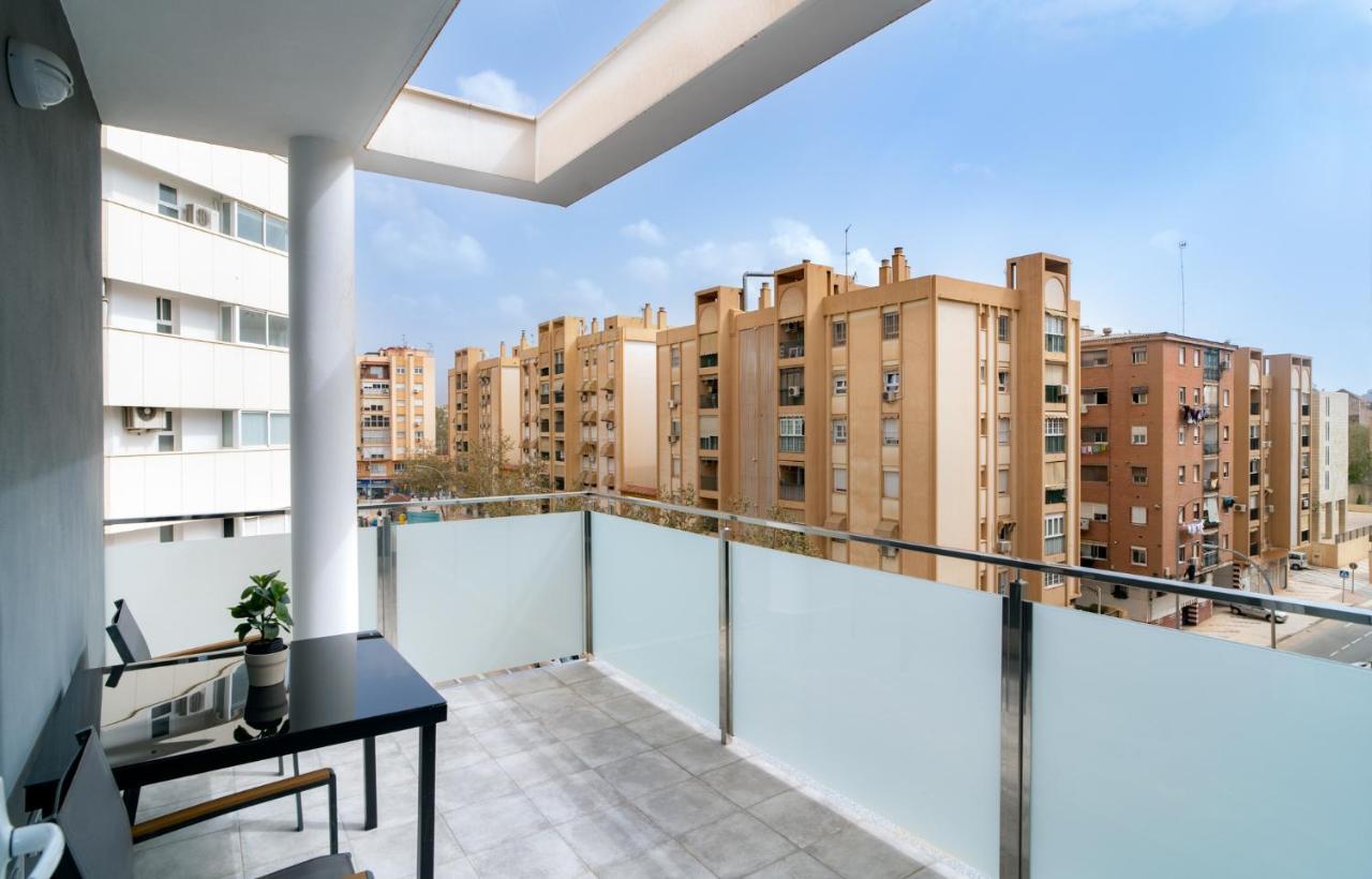 Aac Malaga - Apartamento Con Terraza, Muy Amplio, Totalmente Equipado, Cerca Del Centro Y Nuevo! エクステリア 写真
